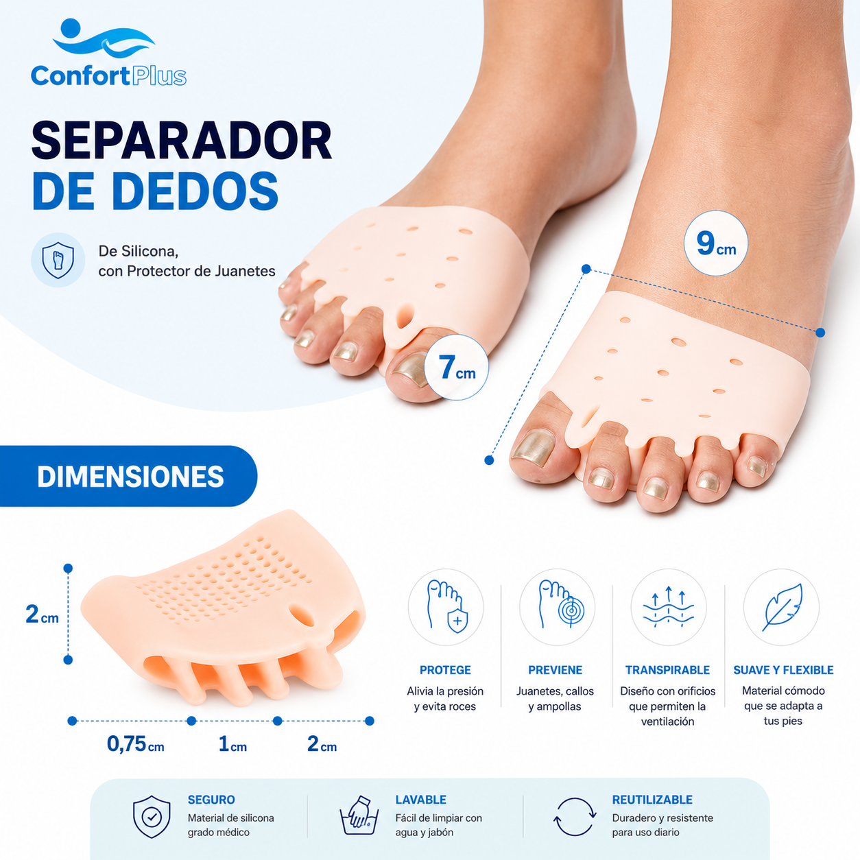 FlexiPies | Almohadillas terapéuticas